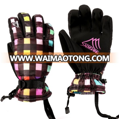 Custom Wholesale OEM Snow Winter Ski Gloves, ski gloves for men and women